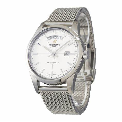 The stainless steel copy watches are designed for men.