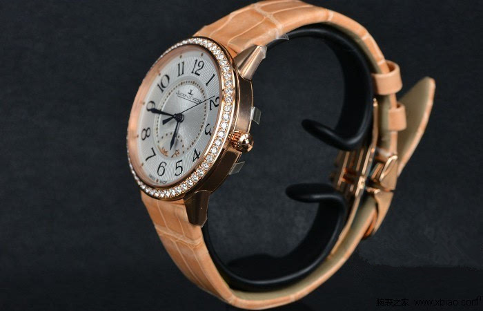 The rose gold copy watches have silvery dials.